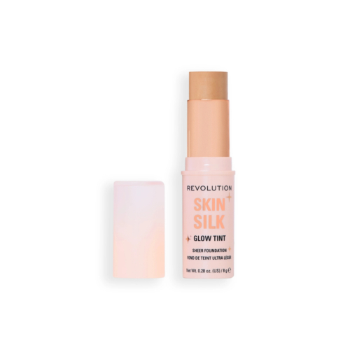 Makeup Revolution - Base de maquillage en stick Skin Silk Glow Tint Sheer Foundation - Medium Neutral