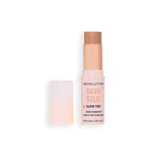 Makeup Revolution - Base de maquillage en stick Skin Silk Glow Tint Sheer Foundation - Medium Tan Neutral