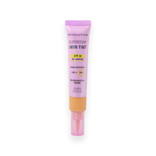 Makeup Revolution - Fond de teint Superdewy Skin Tint SPF30 - Medium Neutral Warm