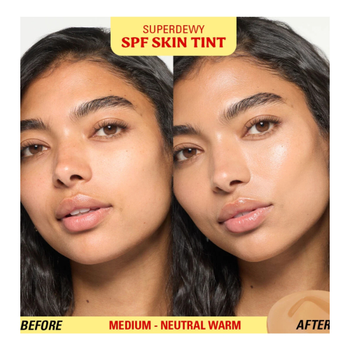 Makeup Revolution - Fond de teint Superdewy Skin Tint SPF30 - Medium Neutral Warm