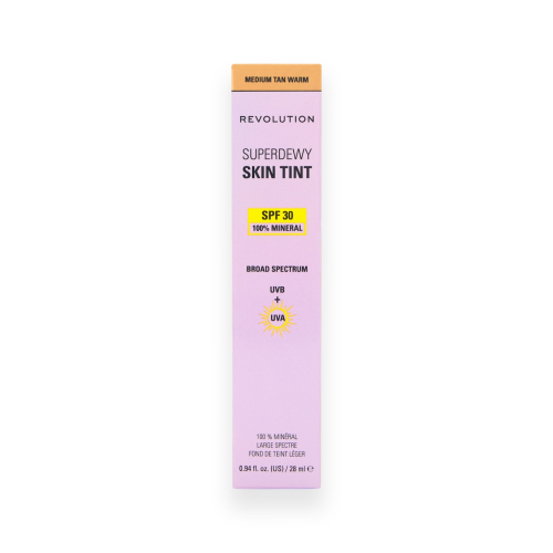 Makeup Revolution - Fond de teint Superdewy Skin Tint SPF30 - Medium Tan Warm