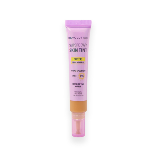 Makeup Revolution - Fond de teint Superdewy Skin Tint SPF30 - Medium Tan Warm
