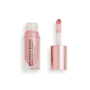Makeup Revolution - Gloss à lèvres avec Shimmer Bomb - Shimmer Nude