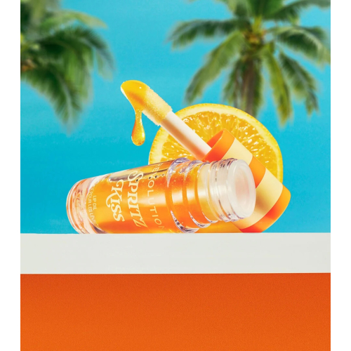 Makeup Revolution - *Club Riviera* - Huile à lèvres Spritz Kiss Orange