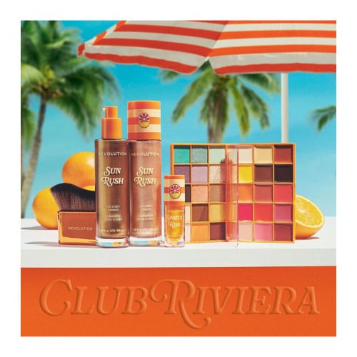 Makeup Revolution - *Club Riviera* - Huile à lèvres Spritz Kiss Orange
