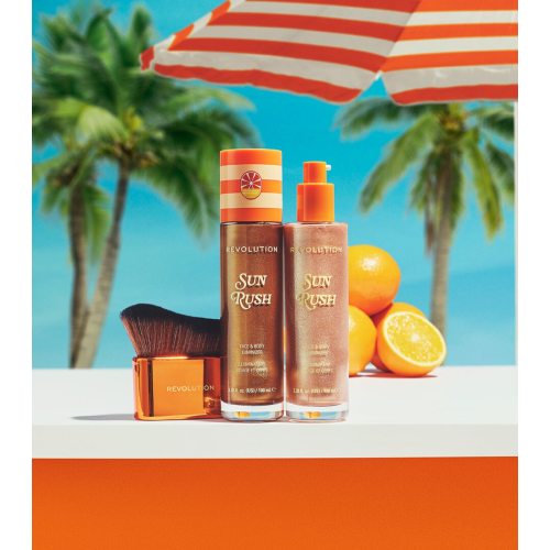 Makeup Revolution - *Club Riviera*  - Enlumineur pour le corps Sun Rush - Vanilla Pink