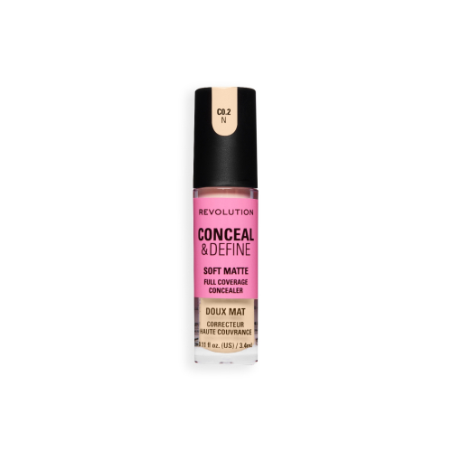 Makeup Revolution - Correcteur liquide Conceal & Define Soft Matte - C0.2N