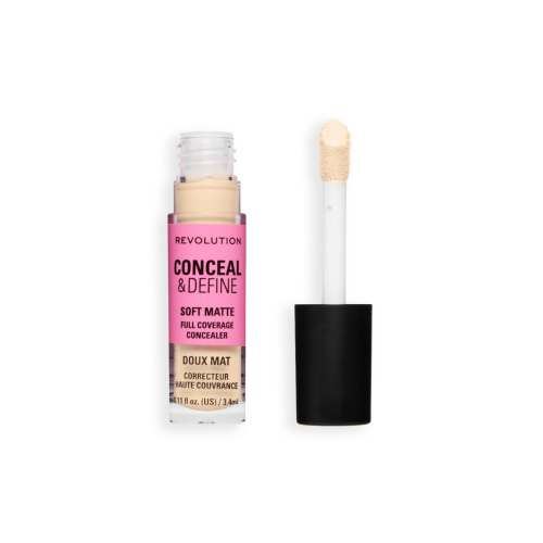 Makeup Revolution - Correcteur liquide Conceal & Define Soft Matte - C0.2N