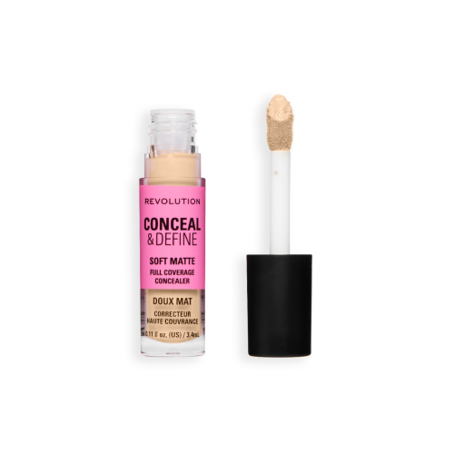 Makeup Revolution - Correcteur liquide Conceal & Define Soft Matte - C0.3W
