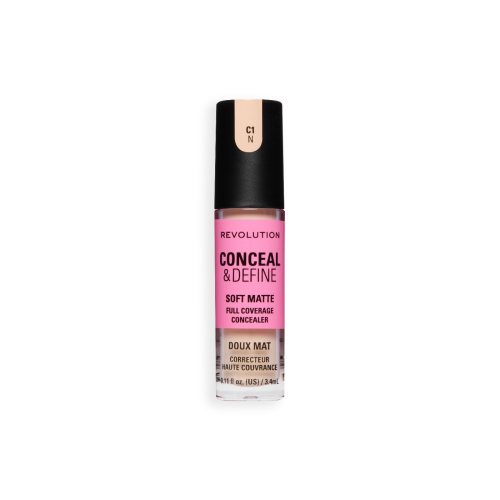 Makeup Revolution - Correcteur liquide Conceal & Define Soft Matte - C1N