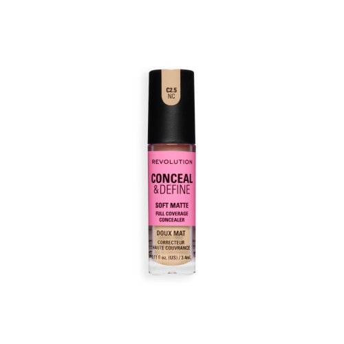 Makeup Revolution - Correcteur liquide Conceal & Define Soft Matte - C2.5N