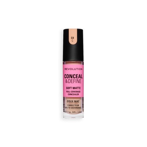 Makeup Revolution - Correcteur liquide Conceal & Define Soft Matte - C4C