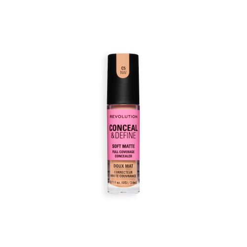 Makeup Revolution - Correcteur liquide Conceal & Define Soft Matte - C5NW
