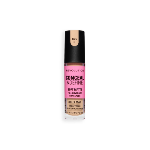 Makeup Revolution - Correcteur liquide Conceal & Define Soft Matte - C6.5N