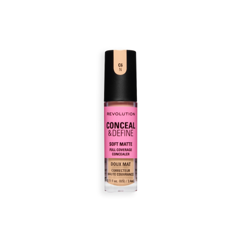 Makeup Revolution - Correcteur liquide Conceal & Define Soft Matte - C6N
