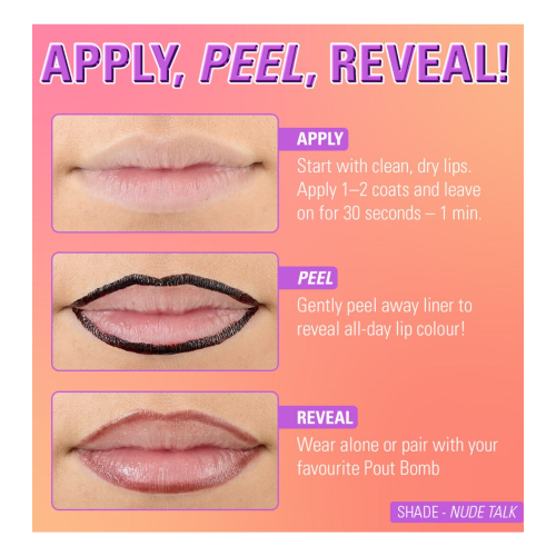 Makeup Revolution - Crayon à lèvres Lip Shift Ink Peel Off - Hunny Kiss