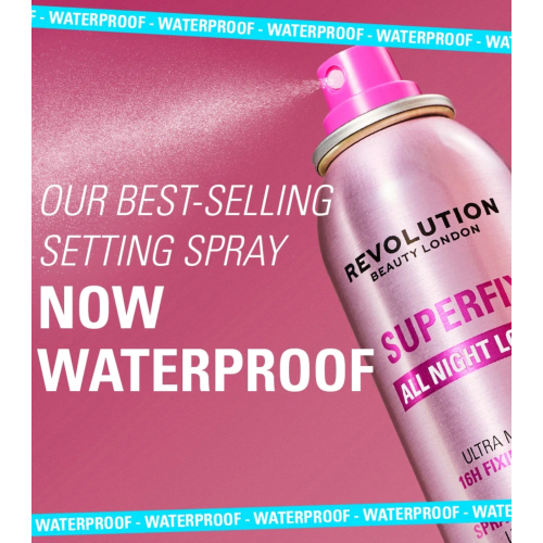 Makeup Revolution - Spray fixateur de maquillage Superfix All Night Long Waterproof