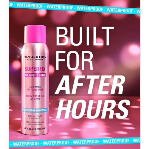 Makeup Revolution - Spray fixateur de maquillage Superfix All Night Long Waterproof