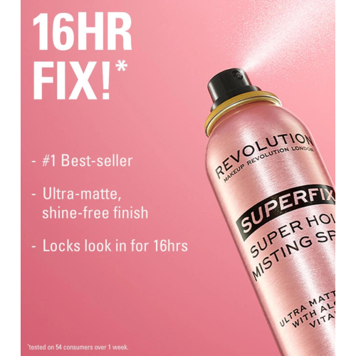 Makeup Revolution - Spray fixateur de maquillage Superfix Super Hold Ultra Matte - 75ml