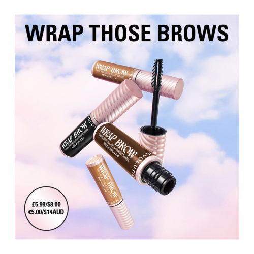 Makeup Revolution - Gel à sourcils Wrap Brow - Dark Brown