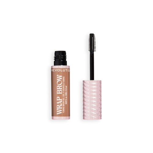 Makeup Revolution - Gel à sourcils Wrap Brow - Warm Medium Brown