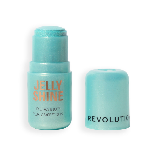 Makeup Revolution - Enlumineur Jelly Shine Shadow and Highlight Stick - Mermaid Green