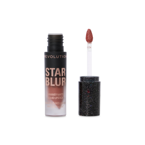 Makeup Revolution - Rouge à lèvres liquide mat avec reflets Star Blur - Frosted Petal