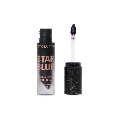 Makeup Revolution - Rouge à lèvres liquide mat avec reflets Star Blur - Midnight Eclipse