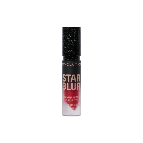 Makeup Revolution - Rouge à lèvres liquide mat avec reflets Star Blur - Scarlet Ruby