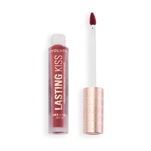 Makeup Revolution  - Rouge à lèvres liquide mat Lasting Kiss - Plum Pink