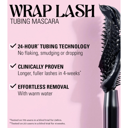 Makeup Revolution - Mascara Wrap Lash - Burgundy