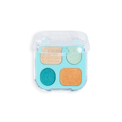 Makeup Revolution - Mini palette d'ombres à paupières Bouncy Pop - Aqua Splash