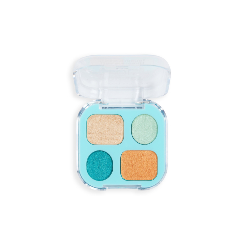 Makeup Revolution - Mini palette d'ombres à paupières Bouncy Pop - Aqua Splash