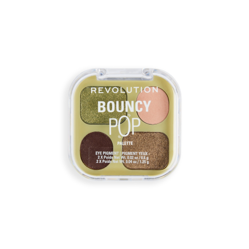 Makeup Revolution - Mini palette d'ombres à paupières Bouncy Pop - Evergreen