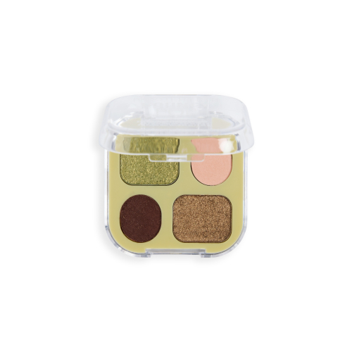 Makeup Revolution - Mini palette d'ombres à paupières Bouncy Pop - Evergreen
