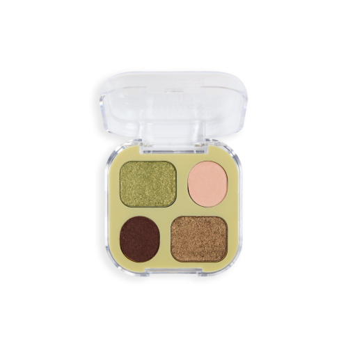 Makeup Revolution - Mini palette d'ombres à paupières Bouncy Pop - Evergreen