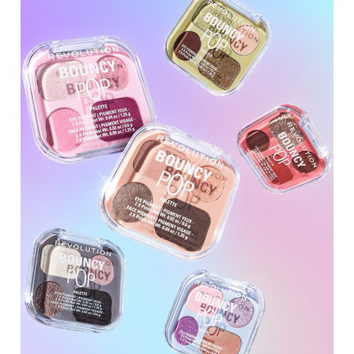 Makeup Revolution - Mini palette d'ombres à paupières Bouncy Pop - Sunrise
