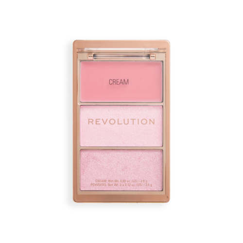 Makeup Revolution - Highlight Icon Palette d'illuminateurs - Pink Posse