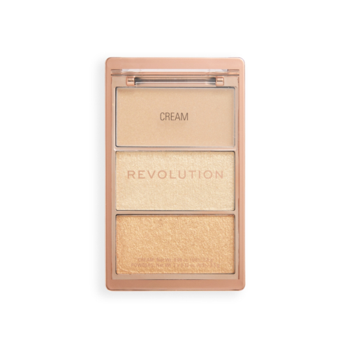 Makeup Revolution - Highlight Icon Palette d'illuminateurs - Rosy Gold Glow