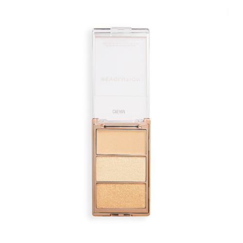 Makeup Revolution - Highlight Icon Palette d'illuminateurs - Rosy Gold Glow