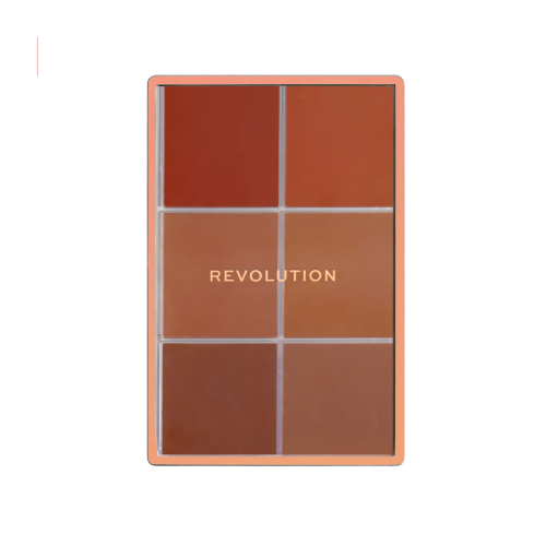 Makeup Revolution - Palette Visage Everything Base Face Icon Complexion - Dark