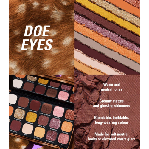 Makeup Revolution - Palette de fards à paupières Forever Flawless - Doe Eyes