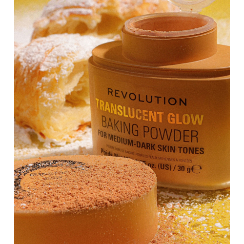 Makeup Revolution - Poudre libre pour baking Translucent Glow - Medium to Dark
