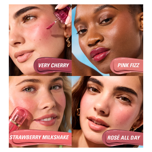 Makeup Revolution - *Super Dewy* - Blush liquide Blush burst - Strawberry milkshake cool pink