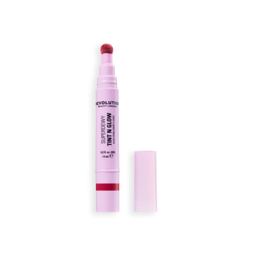 Makeup Revolution - *Super Dewy* - Blush liquide Tint N Glow - Berry Blissful