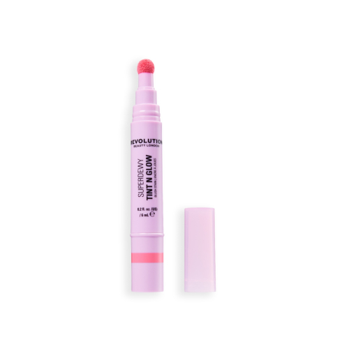 Makeup Revolution - *Super Dewy* - Blush liquide Tint N Glow - Primrose Pink