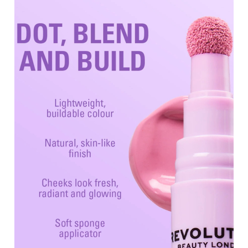 Makeup Revolution - *Super Dewy* - Blush liquide Tint N Glow - Red Rouge