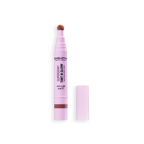 Makeup Revolution - *Super Dewy* - Blush liquide Tint N Glow - Rose Ruffle