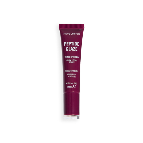 Makeup Revolution - Teinte à lèvres avec sérum Peptide Glaze - Blueberry Muffin