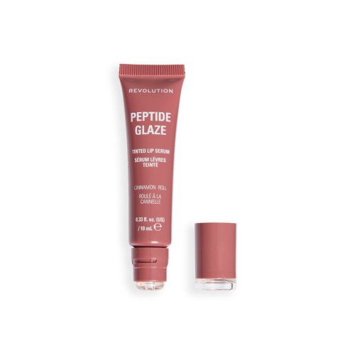 Makeup Revolution - Teinte à lèvres avec sérum Peptide Glaze - Cinnamon Roll